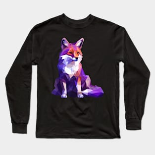 Purple Wolf Long Sleeve T-Shirt